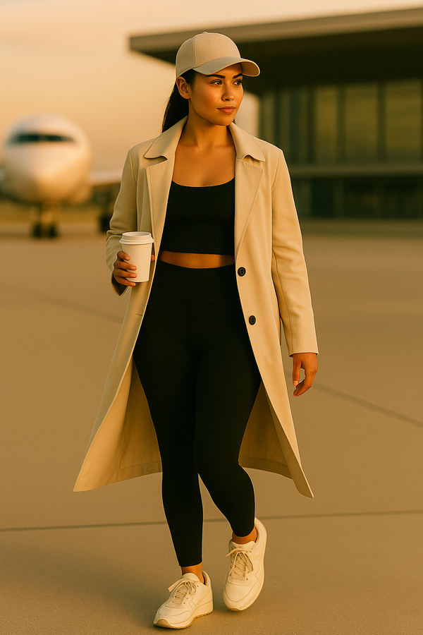 Black Stretch Crop Top