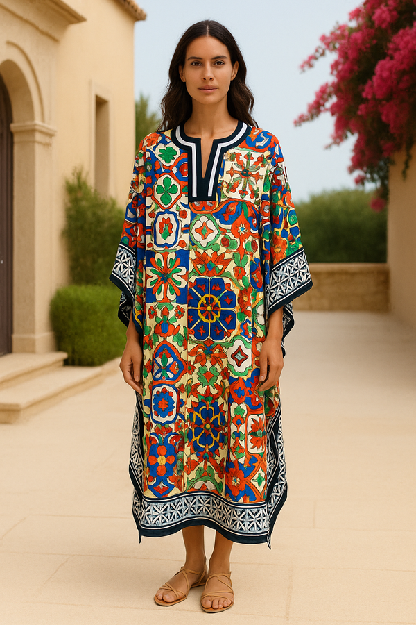 St. Tropez Mosaic Kaftan