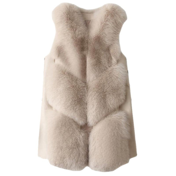 Faux Fur Vest Long Haired